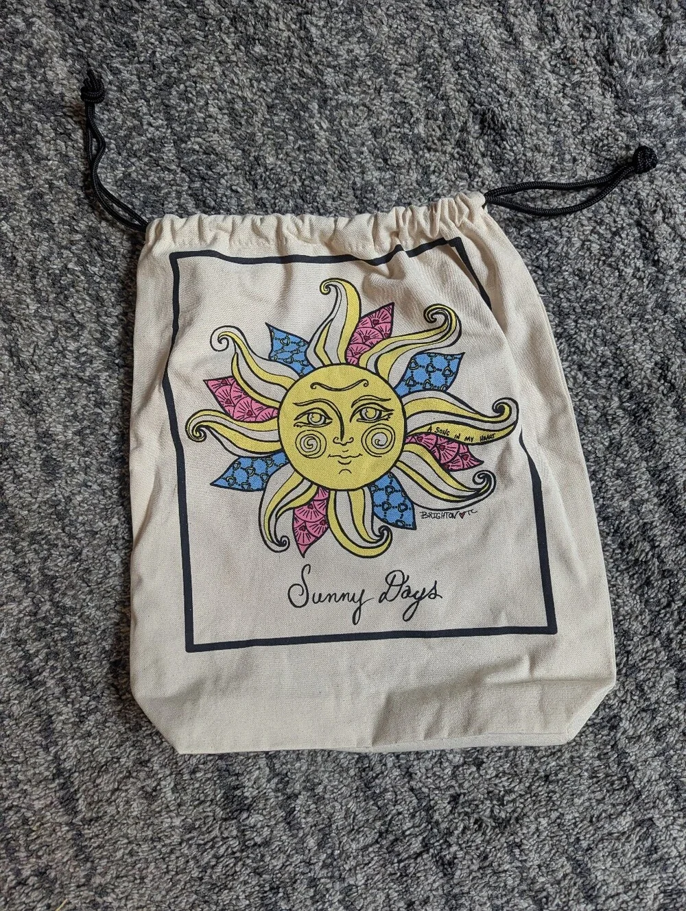 Brighton Canvas Drawstring Pouch Set Of 3